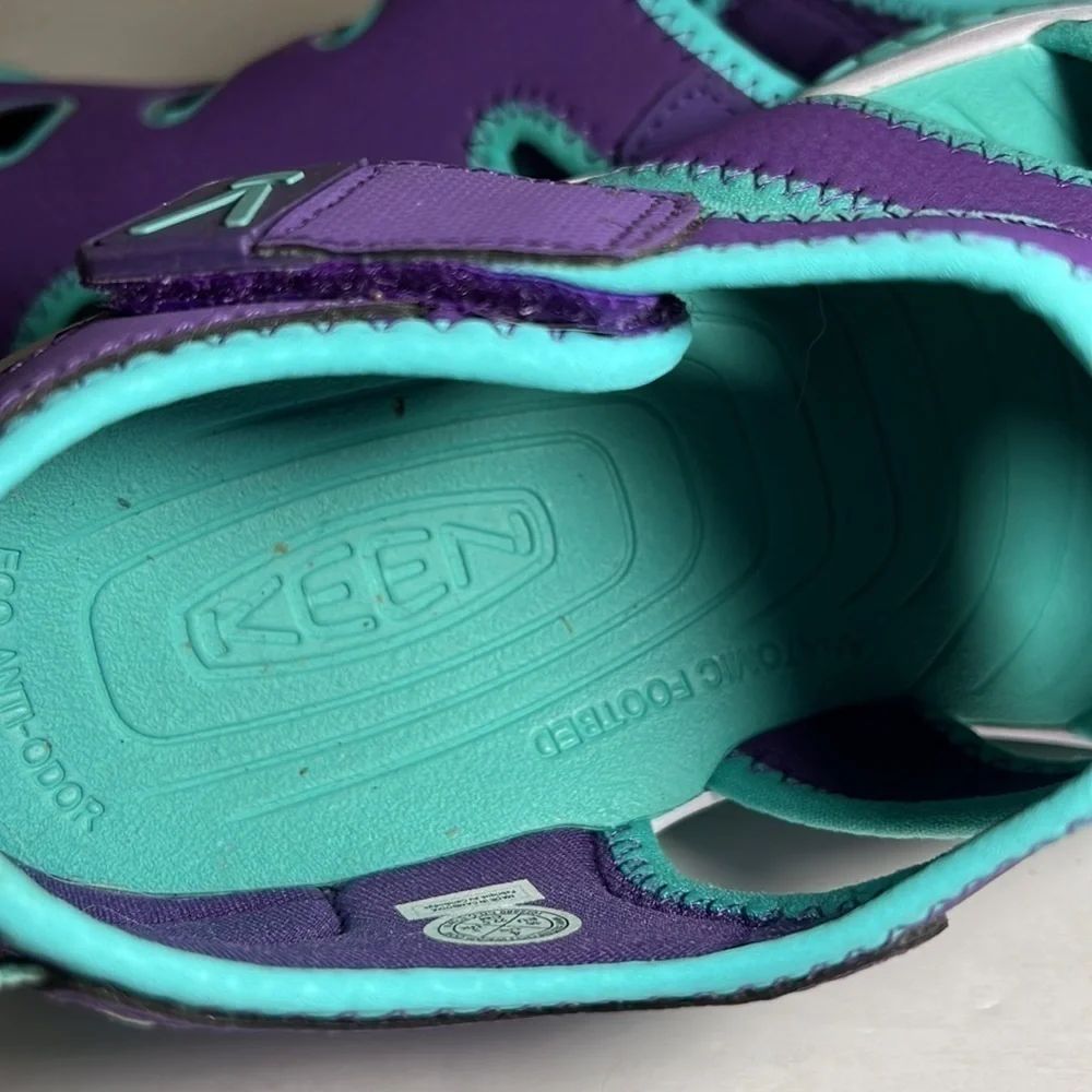Keen Aqua Stop Anatomic Footbed Eco Anti Odor Big Kids Water Shoes Sz 4 Sandals